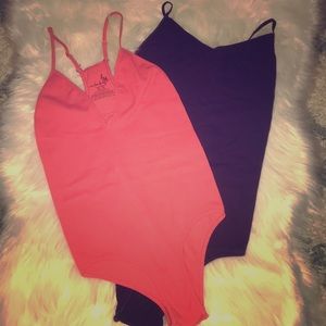Purple and Pink Free People Bodysuits (2)
